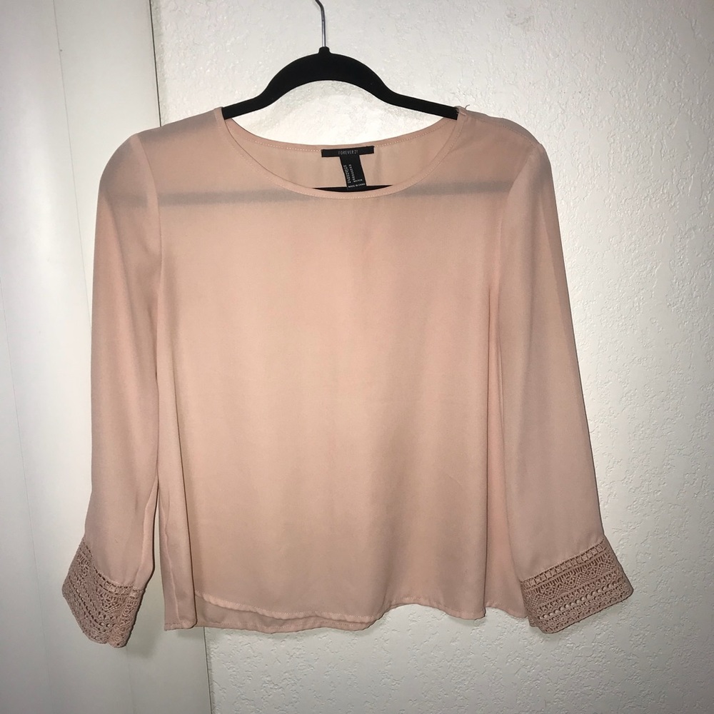 PINK FLOWY BLOUSE